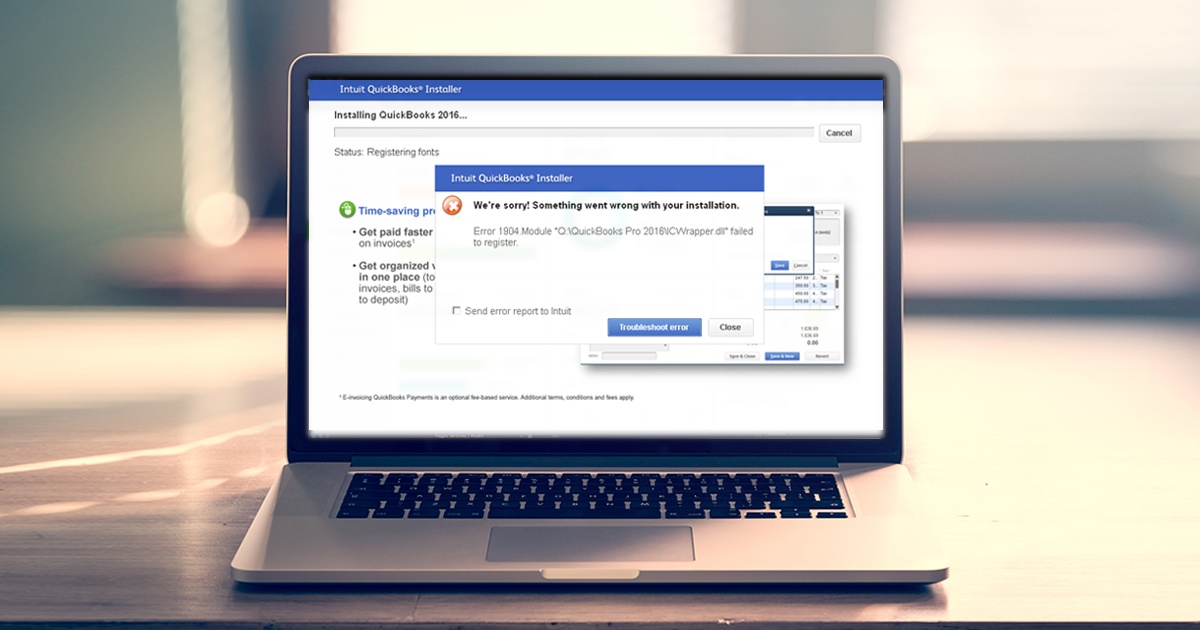 How to Fix QuickBooks Error 1904?