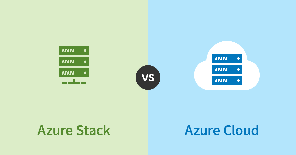 Azure Stack vs Azure Cloud