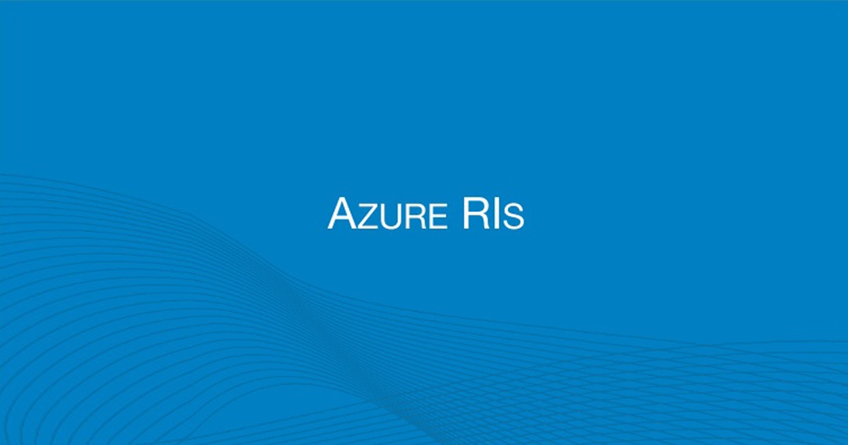 Benefits of Azure Reserved Instances