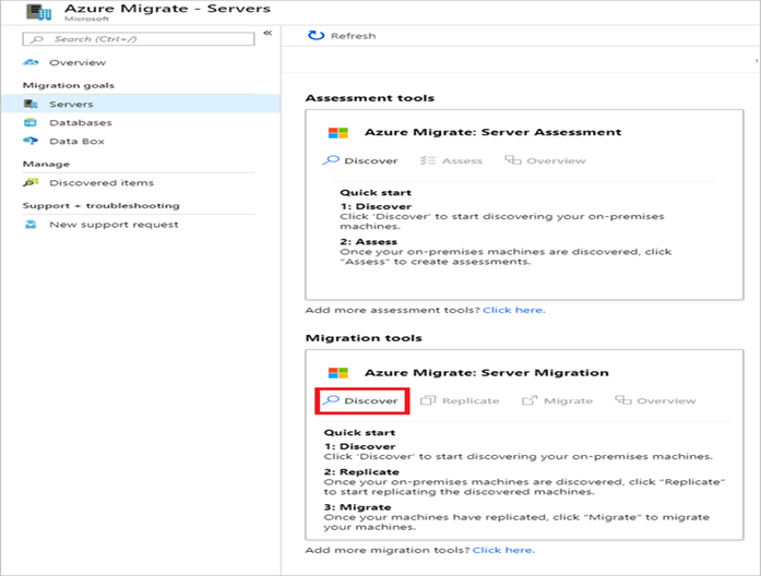 Download the Azure Migrate application from the portal